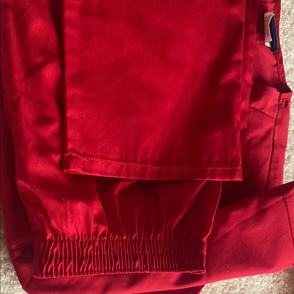 Cherokee Authentic Red Scrub Set - image 3
